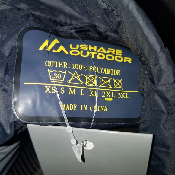 USHARES SPORT Men Lightweight Puffer Jacket Water Resistant Quilt - Picture 5 of 5